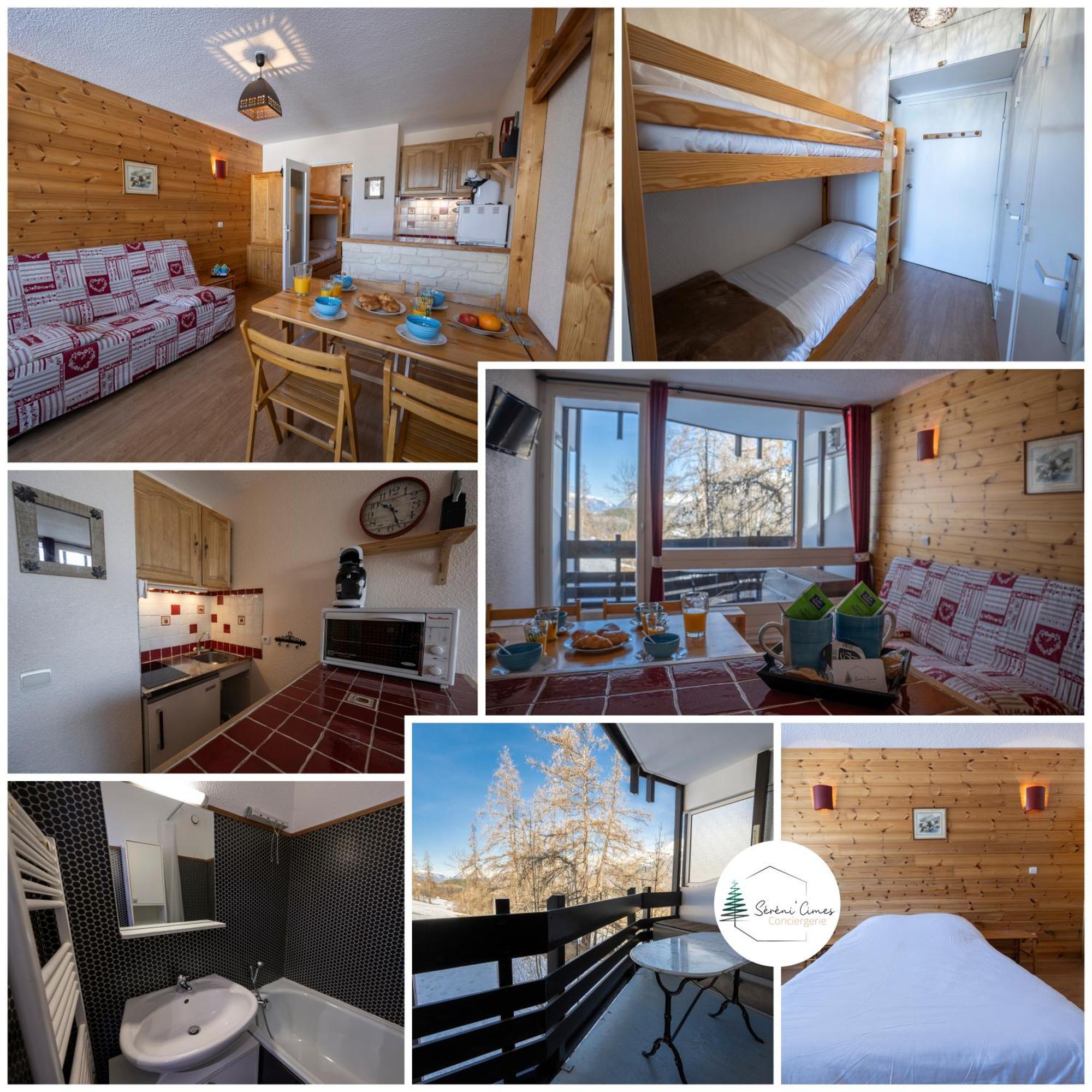 Doux Crepuscule - Au Bord Des Pistes - Parking Apartman Enchastrayes Kültér fotó